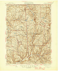 Download a high-resolution, GPS-compatible USGS topo map for Le Raysville, PA (1945 edition)