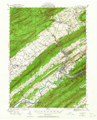 Download a high-resolution, GPS-compatible USGS topo map for Lewistown, PA (1964 edition)