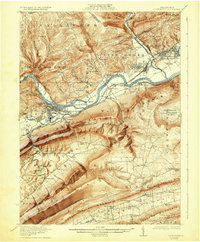 Download a high-resolution, GPS-compatible USGS topo map for Lock Haven, PA (1932 edition)