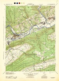 1944 Map of Lock Haven, PA