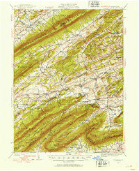 Download a high-resolution, GPS-compatible USGS topo map for Loysville, PA (1953 edition)