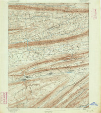 preview thumbnail of historical topo map of Lykens, PA in 1892