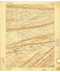 1893 Map of Lykens, PA