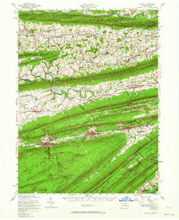 Download a high-resolution, GPS-compatible USGS topo map for Lykens, PA (1964 edition)