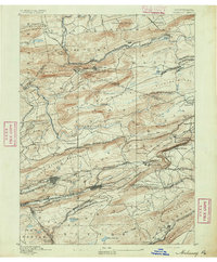 1892 Map of Mahanoy