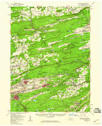 Download a high-resolution, GPS-compatible USGS topo map for Mahanoy, PA (1960 edition)