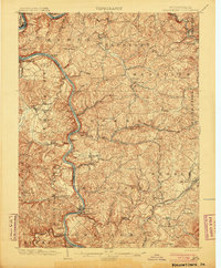1903 Map of Masontown, PA