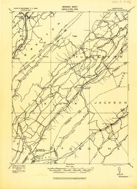 1919 Map of Mifflin County, PA