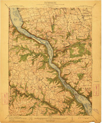 Download a high-resolution, GPS-compatible USGS topo map for Mc Calls Ferry, PA (1912 edition)