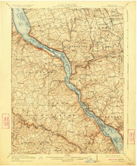 Download a high-resolution, GPS-compatible USGS topo map for Mc Calls Ferry, PA (1924 edition)