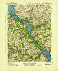 Download a high-resolution, GPS-compatible USGS topo map for Mc Calls Ferry, PA (1943 edition)
