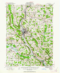 Download a high-resolution, GPS-compatible USGS topo map for Meadville, PA (1962 edition)