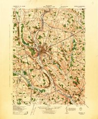 Download a high-resolution, GPS-compatible USGS topo map for Meadville, PA (1943 edition)