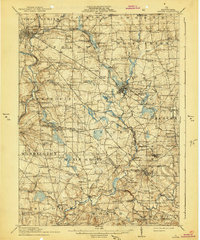 Download a high-resolution, GPS-compatible USGS topo map for Mercer, PA (1938 edition)
