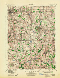 Download a high-resolution, GPS-compatible USGS topo map for Mercer, PA (1943 edition)