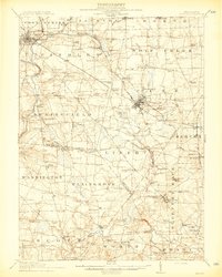 Download a high-resolution, GPS-compatible USGS topo map for Mercer, PA (1913 edition)