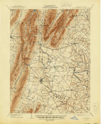 1902 Map of Mercersburg, PA, 1944 Print