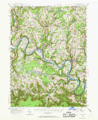 Download a high-resolution, GPS-compatible USGS topo map for Meshoppen, PA (1968 edition)