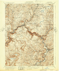 1921 Map of Meyersdale, 1932 Print