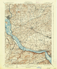1908 Map of Middletown, 1936 Print