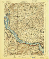 1908 Map of Middletown, 1941 Print