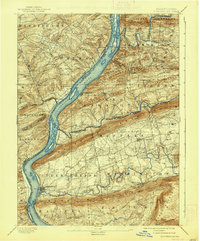 1893 Map of Millersburg, 1938 Print