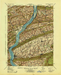 Download a high-resolution, GPS-compatible USGS topo map for Millersburg, PA (1943 edition)