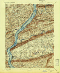 1893 Map of Millersburg, 1944 Print