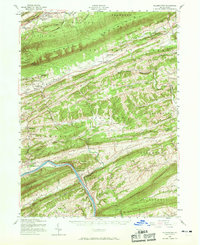 Download a high-resolution, GPS-compatible USGS topo map for Millerstown, PA (1969 edition)