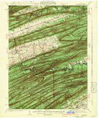 1941 Map of Aaronsburg, PA