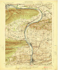 Download a high-resolution, GPS-compatible USGS topo map for Milton, PA (1924 edition)