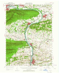 Download a high-resolution, GPS-compatible USGS topo map for Milton, PA (1964 edition)