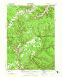 preview thumbnail of historical topo map of Elk County, PA in 1935