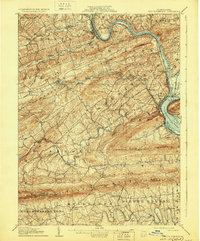 Download a high-resolution, GPS-compatible USGS topo map for New Bloomfield, PA (1929 edition)