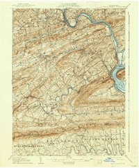 Download a high-resolution, GPS-compatible USGS topo map for New Bloomfield, PA (1938 edition)