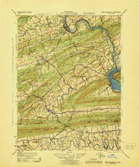 Download a high-resolution, GPS-compatible USGS topo map for New Bloomfield, PA (1943 edition)