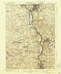 1904 Map of New Castle, PA, 1939 Print
