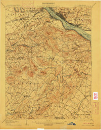 Download a high-resolution, GPS-compatible USGS topo map for New Cumberland, PA (1911 edition)