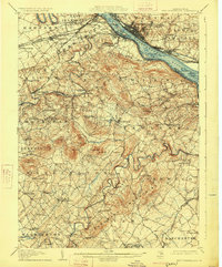 Download a high-resolution, GPS-compatible USGS topo map for New Cumberland, PA (1925 edition)