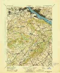 Download a high-resolution, GPS-compatible USGS topo map for New Cumberland, PA (1943 edition)