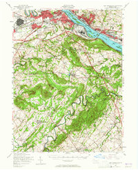 Download a high-resolution, GPS-compatible USGS topo map for New Cumberland, PA (1965 edition)