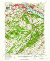 Download a high-resolution, GPS-compatible USGS topo map for New Cumberland, PA (1962 edition)