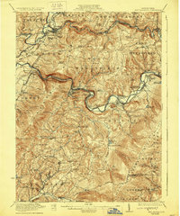 Download a high-resolution, GPS-compatible USGS topo map for New Florence, PA (1929 edition)
