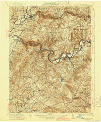 Download a high-resolution, GPS-compatible USGS topo map for New Florence, PA (1941 edition)