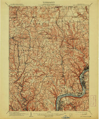 1910 Map of New Kensington, 1913 Print
