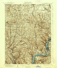 1910 Map of New Kensington, 1939 Print