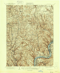 1910 Map of New Kensington, 1946 Print