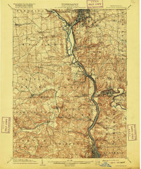 1904 Map of New Castle, PA, 1916 Print