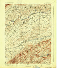 Download a high-resolution, GPS-compatible USGS topo map for Newville, PA (1931 edition)