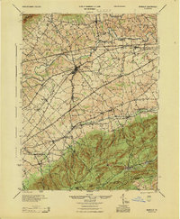 Download a high-resolution, GPS-compatible USGS topo map for Newville, PA (1945 edition)